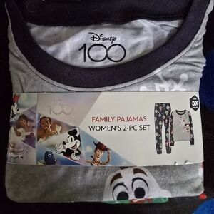 Disney 100 Holiday Pajamas